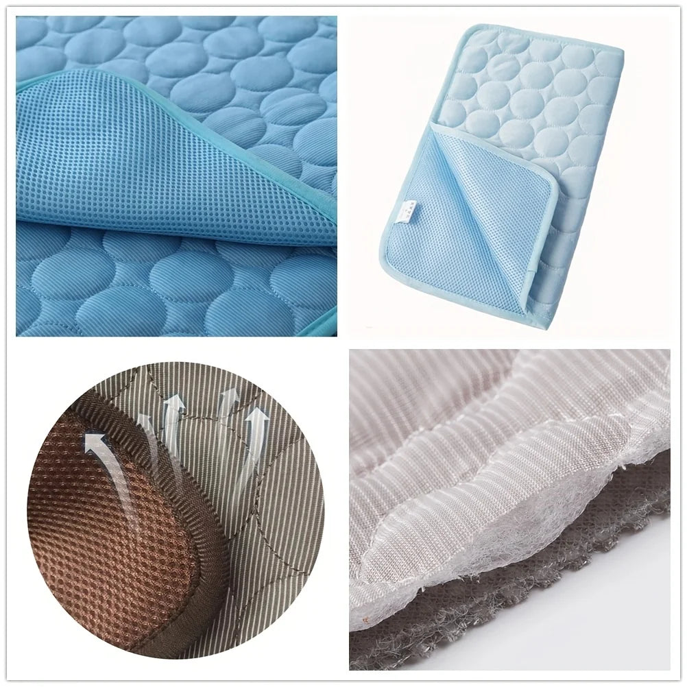 Alfombrilla Refrescante para Mascotas, Cama Fría para Perros y Gatos.