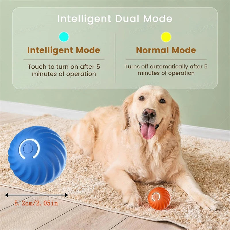 Automatic Interactive Ball for Dogs and Cats