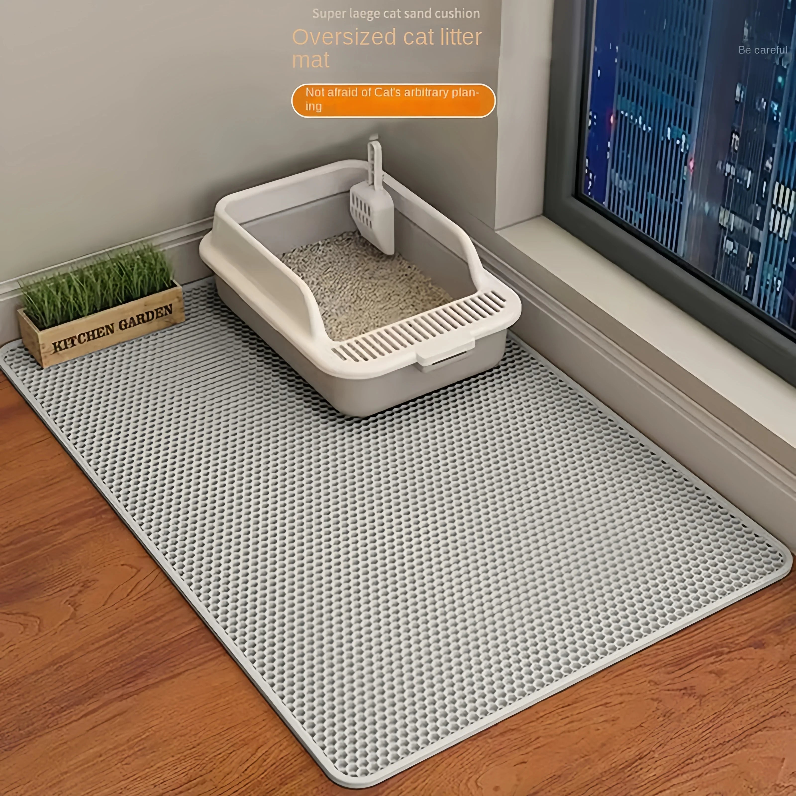 Estera/Alfombrilla de Arena Para Gatos