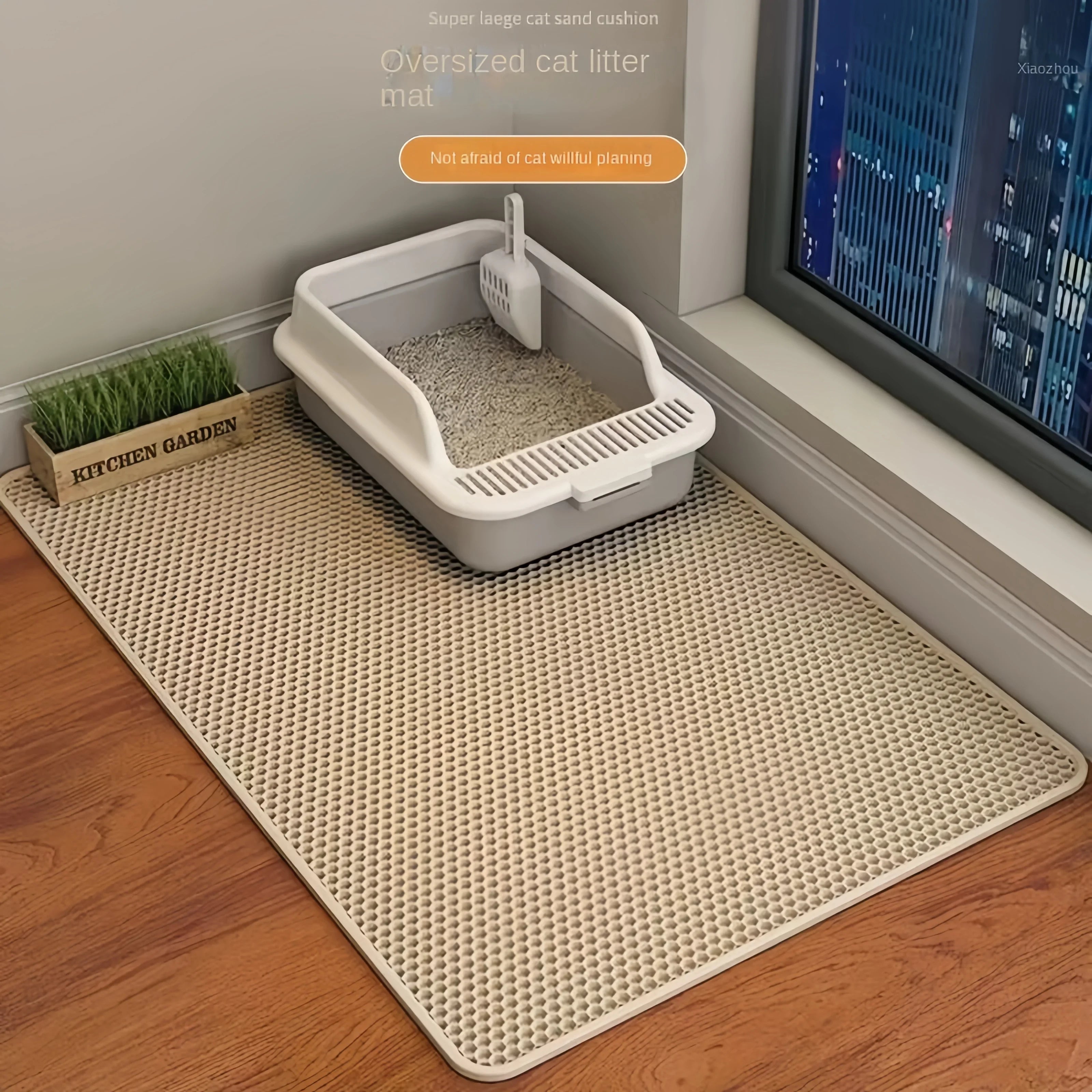 Estera/Alfombrilla de Arena Para Gatos