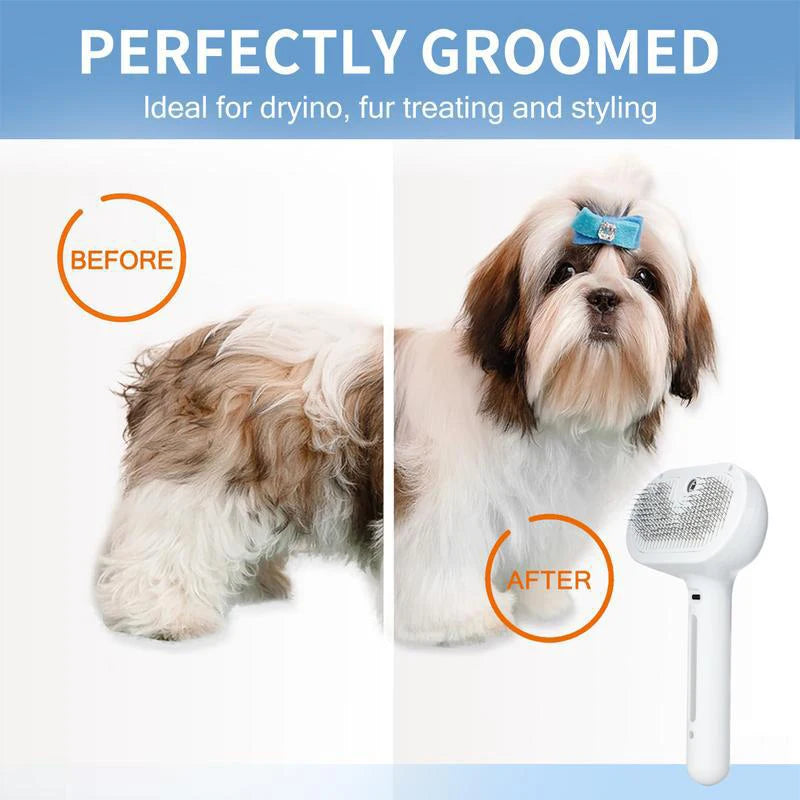 Steam Cleaning Brush for Dogs and Cats