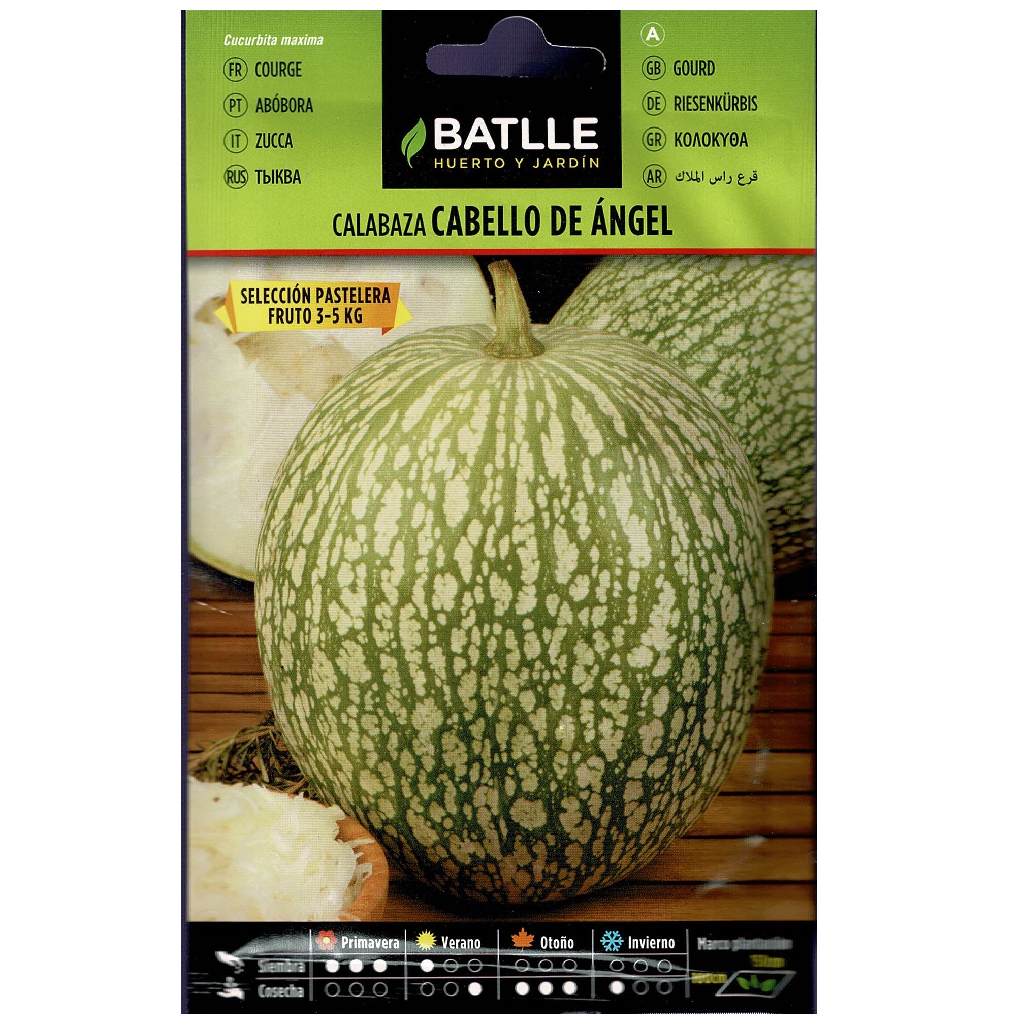 Calabaza Cabello Angel Pastelera - Imagen 2
