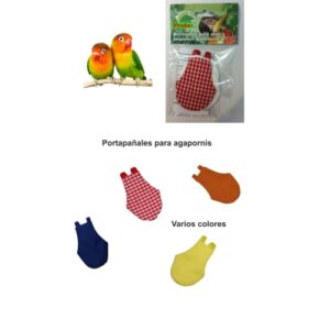 PortapaÑales para Agapornis (Varios Colores)