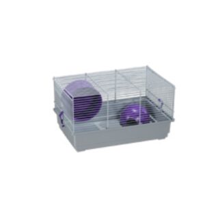 Jaula Hamster Ruso 113 Gris 39x25.5x22 cm