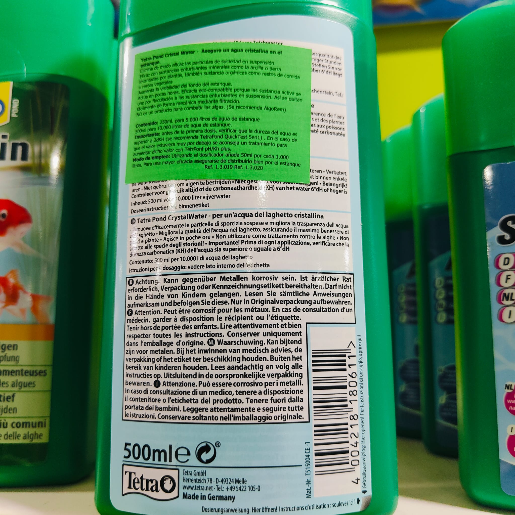 Tetrapond Crystalwater 500 ml. - Imagen 2