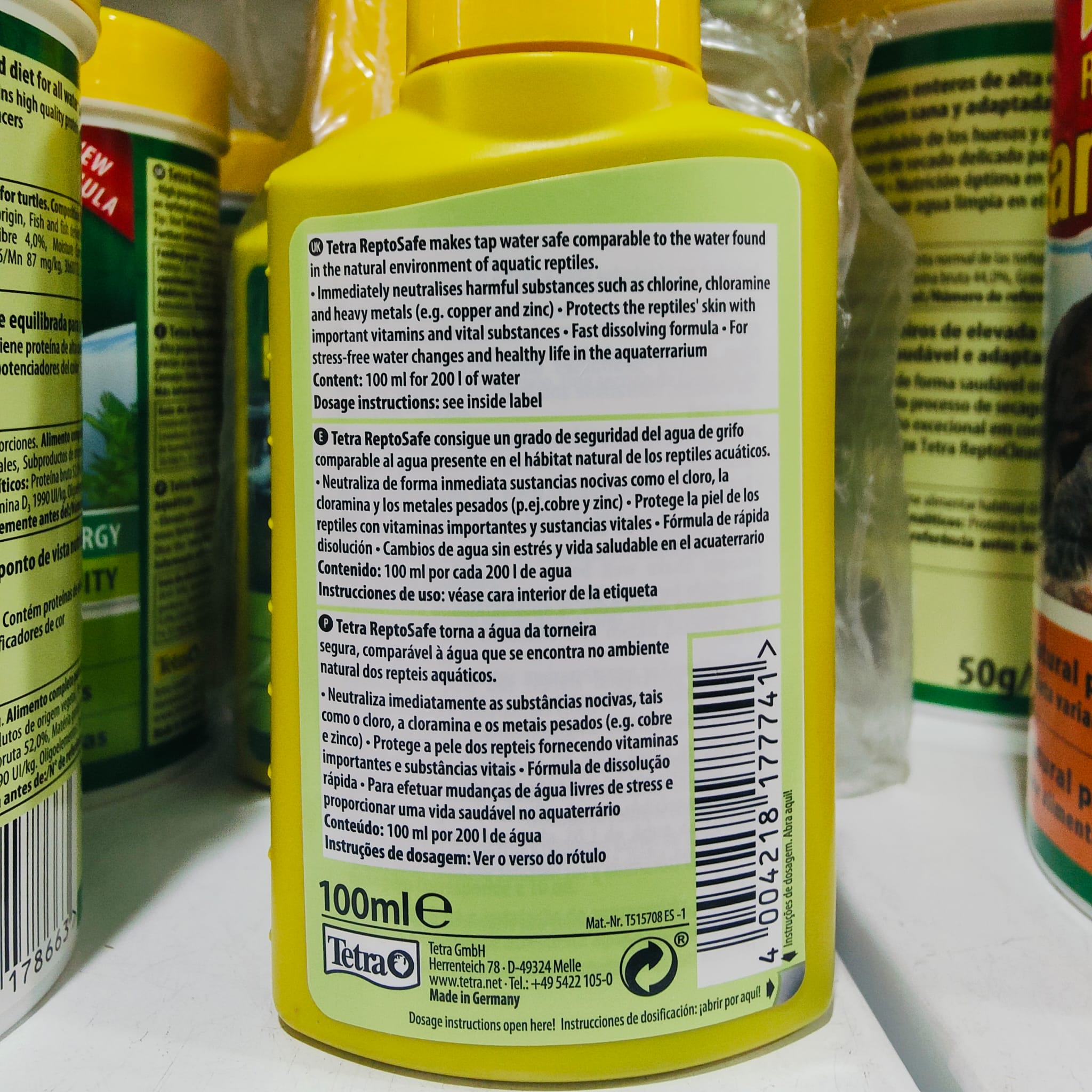 Tetrareptosafe 100 Ml. Acondicionador Agua - Image 2