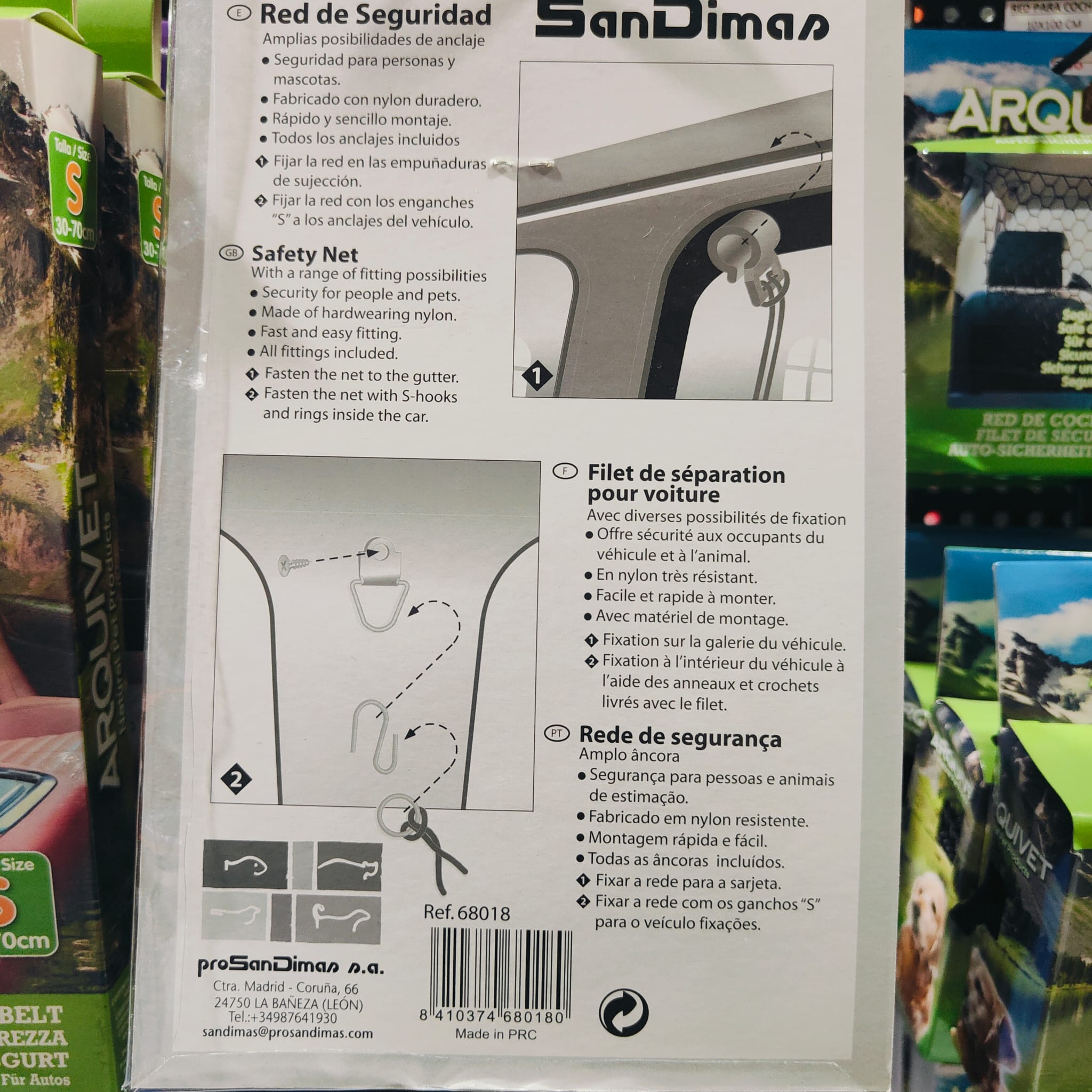 Red de Seguridad para Coche 84x64 cm. - Imagen 2