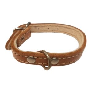 Collar Cuero Perros Vaqueta