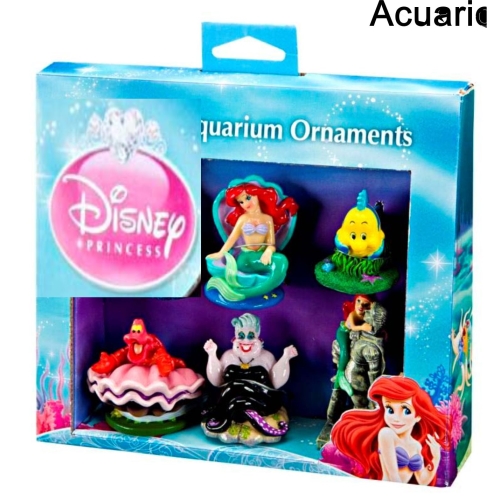 Pack Mini la Sirenita (5 Figuras) 3,75x5 Cm.