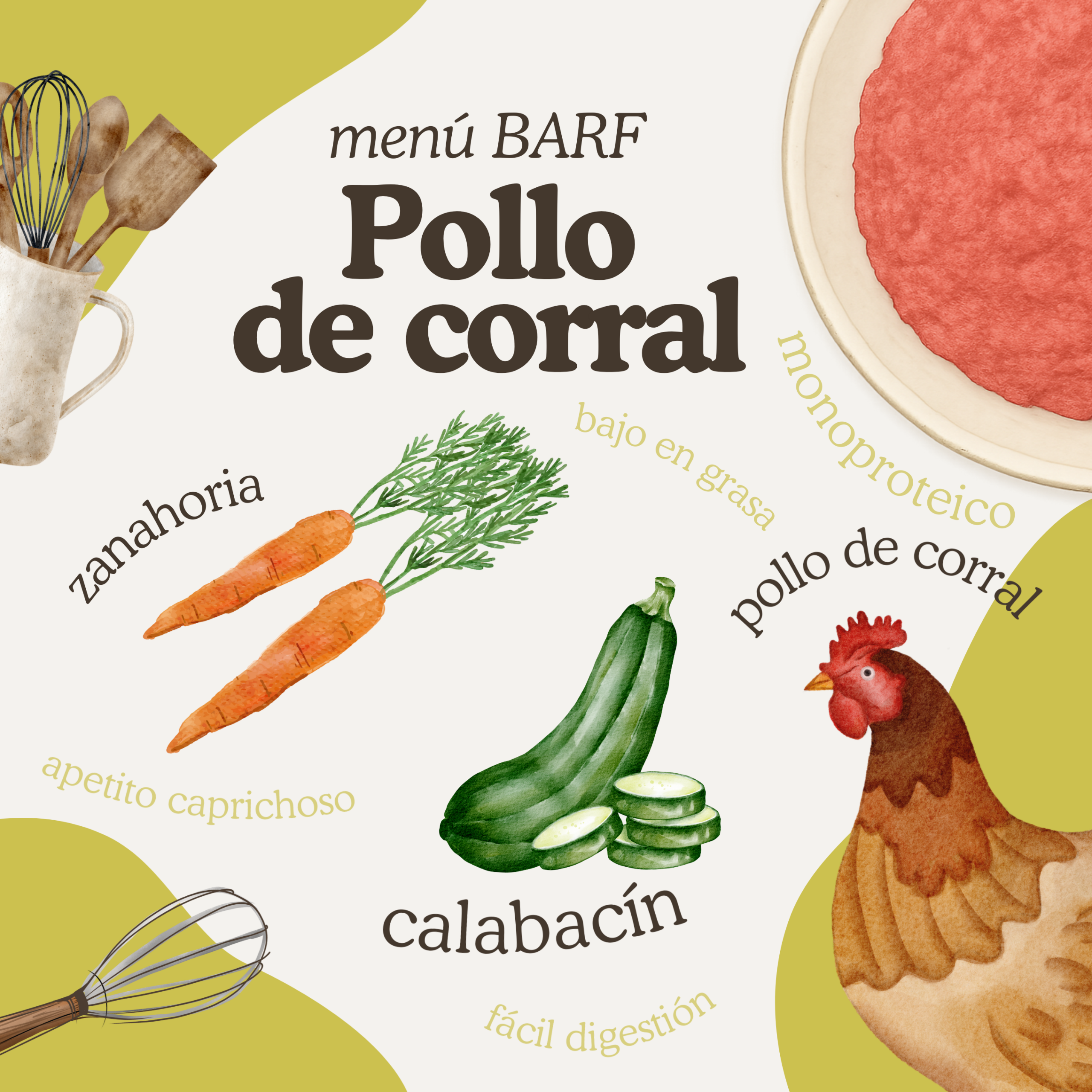 Menú BARF de pollo de corral - Image 2