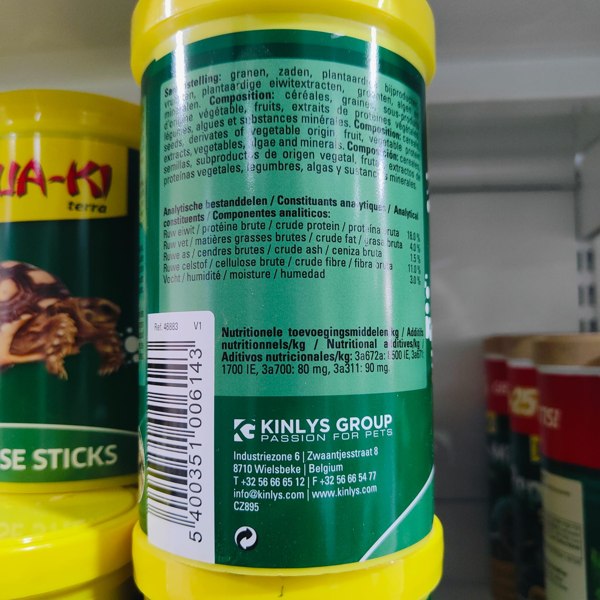 Aqua-ki Turtle Terra Sticks 220 gr. - Imagen 2