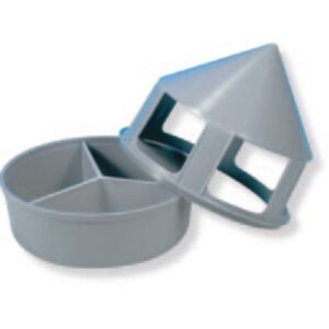 Comedero para Grit Plast.+separacion Natural