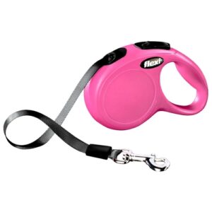 Flexi Nuevo Classic "S" Cinta 5 mts. Rosa