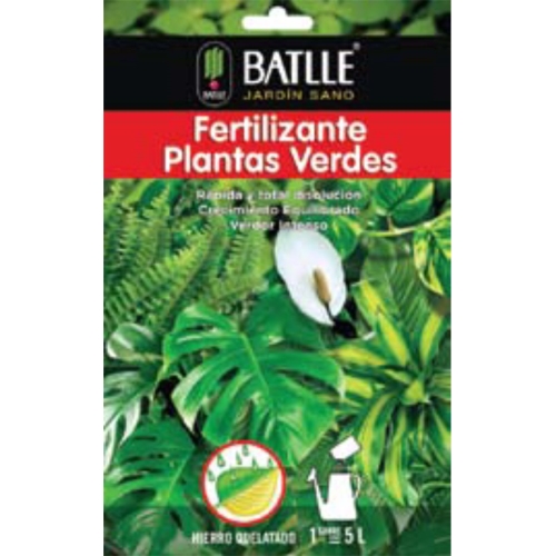 Fert.plantas Verdes sobre 5 Lts.
