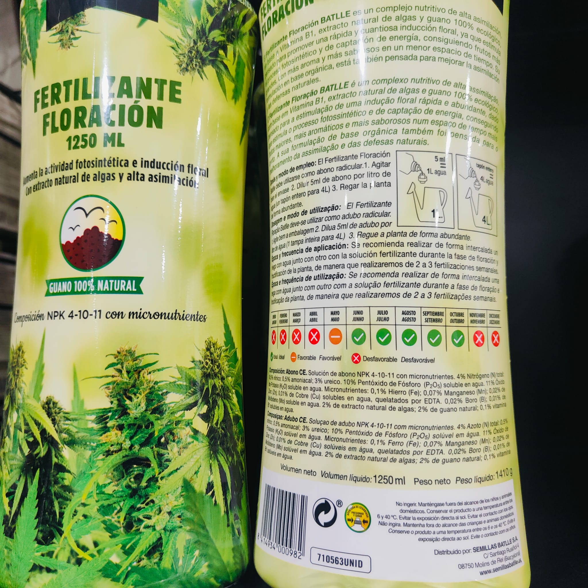 Fert.ecoyerba Floracion 1250 Ml. - Imagen 2