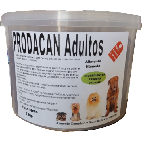 Prodacan Pienso Blando Semihumedo para Perros