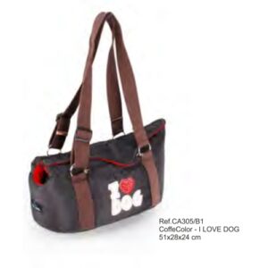 Bolso Transporte I Love Dog 51X28X24 cm.