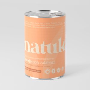 Lata de Conejo para perros 400gr- Alimento completo húmedo