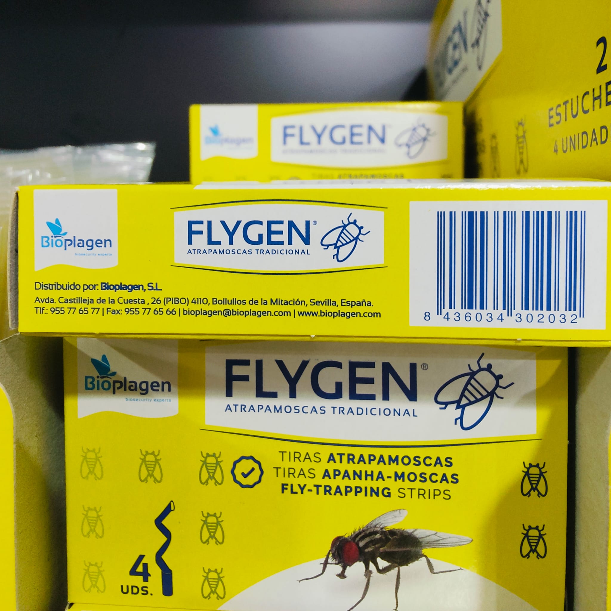 Tiras Atrapamoscas Esctuche 4 Uds.flygen - Imagen 4