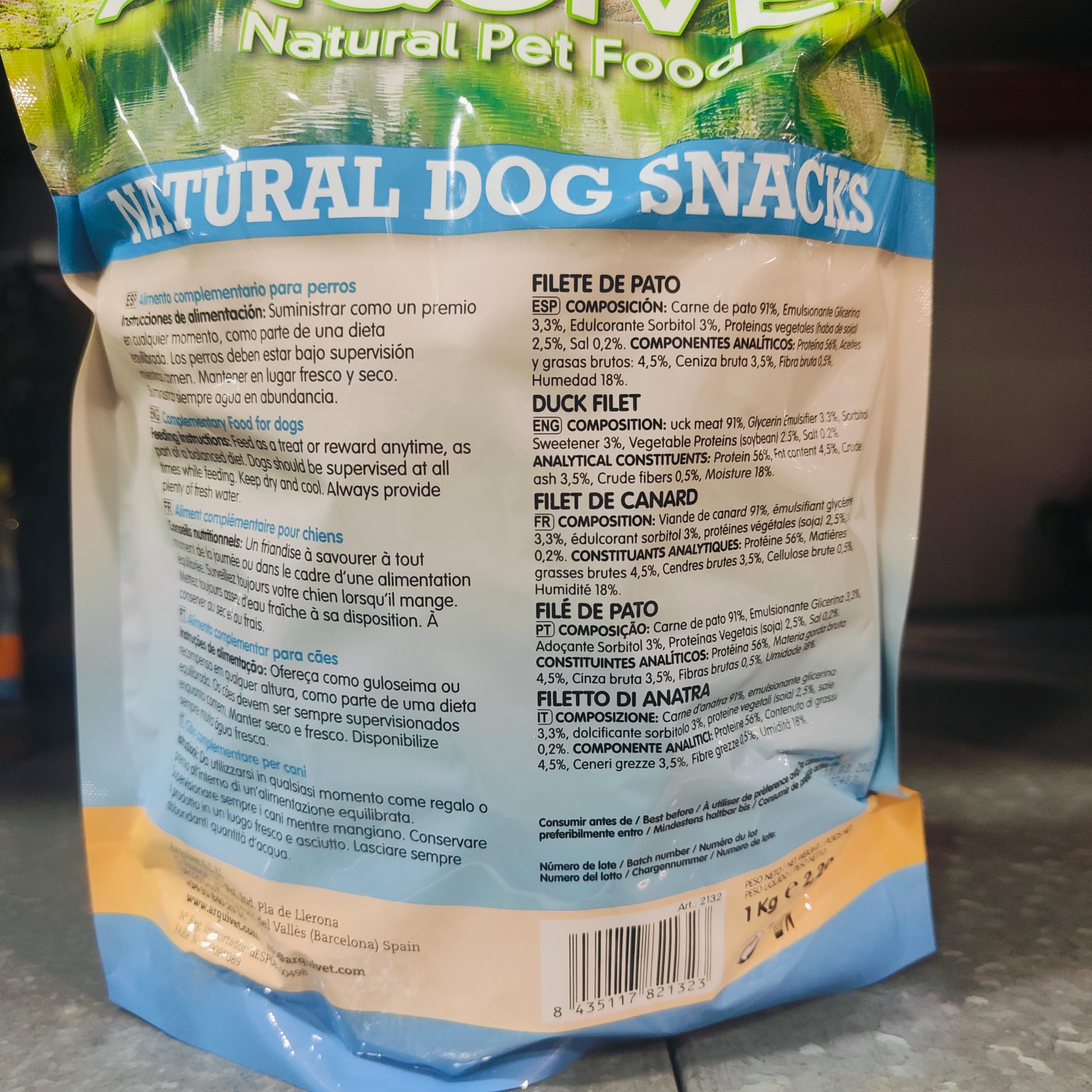 Snacks Filete de Pato 1 Kg. Arquivet - Imagen 4