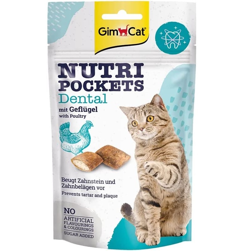 Nutripockets Gato Dental 60 gr.
