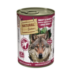 Natural Greatness Obesity & Diabetic Pollo Comida Húmeda para perros