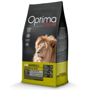Pienso Optima Nova Gato Hairball con Malta