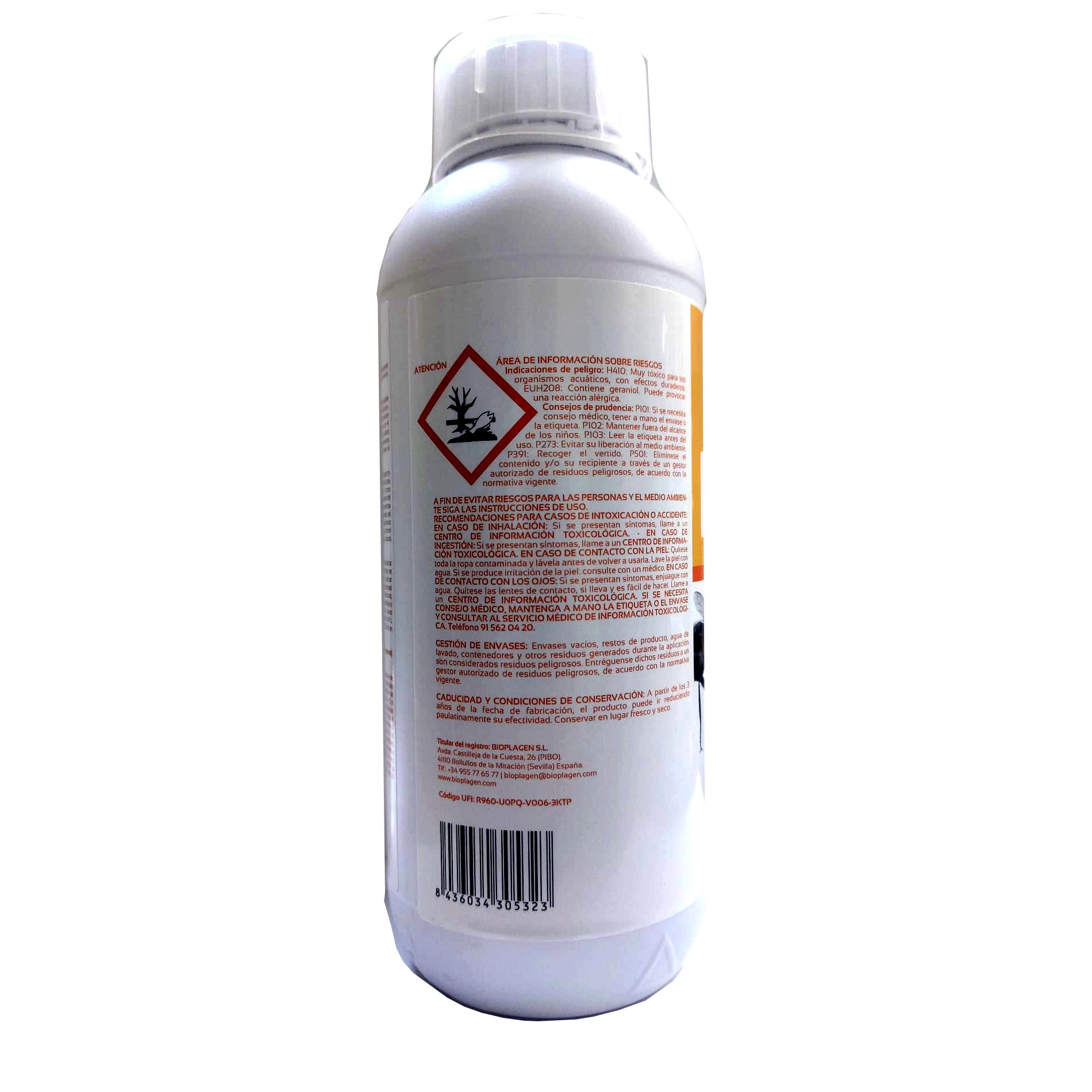 Cipergen Insecticida 1 Lt. (Dosis al 1%) - Imagen 2