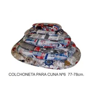 Colchoneta para Cuna Nº 6 77-78 cm.