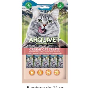 Snack Cremoso de atún y Salmon (bolsa 5 sobres de 14 g)