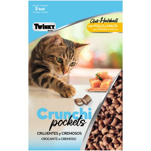 Twinky Crunchi Pockets Pollo y Malta 50 gr.