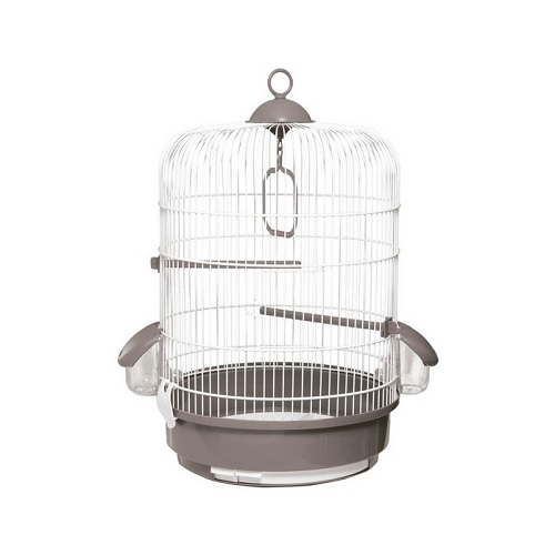 Jaula Pajaro 736 Blanca/gris 32,5x48