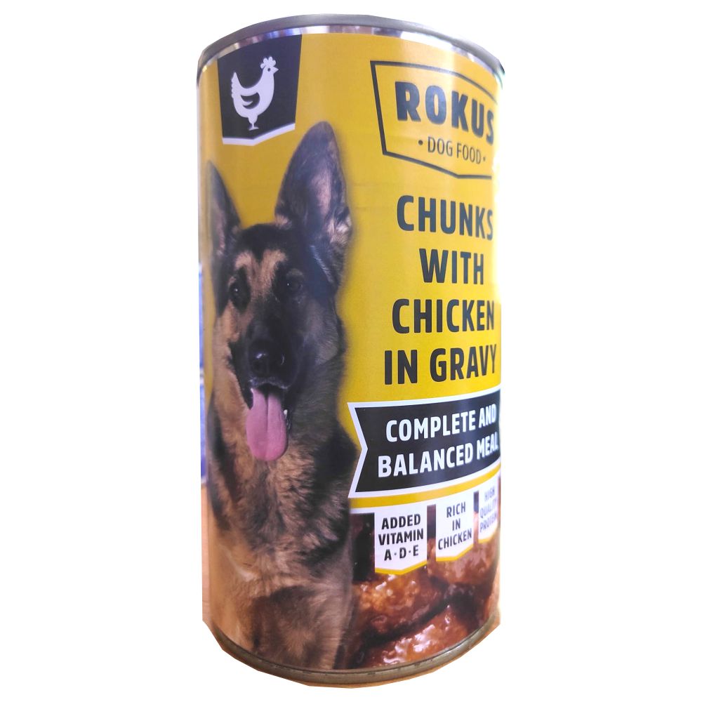 Lata Rokus de Pollo para Perros
