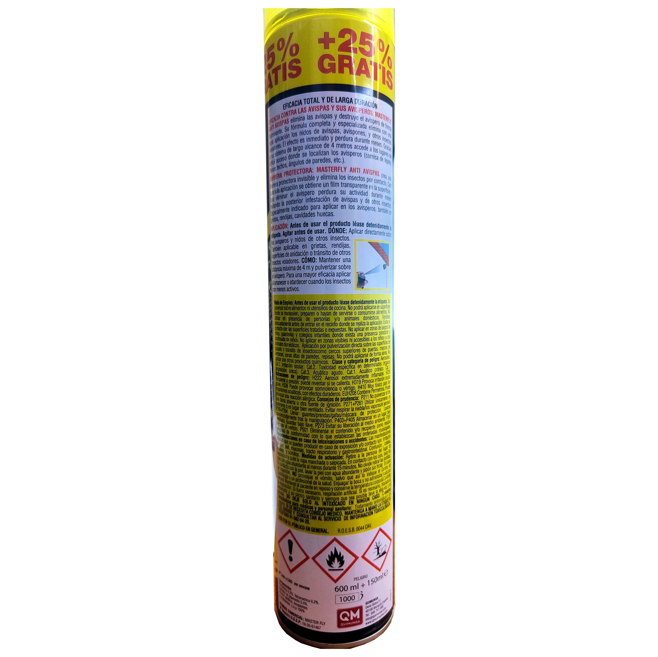 Masterfly Anti Avispas 750 ml. - Imagen 2