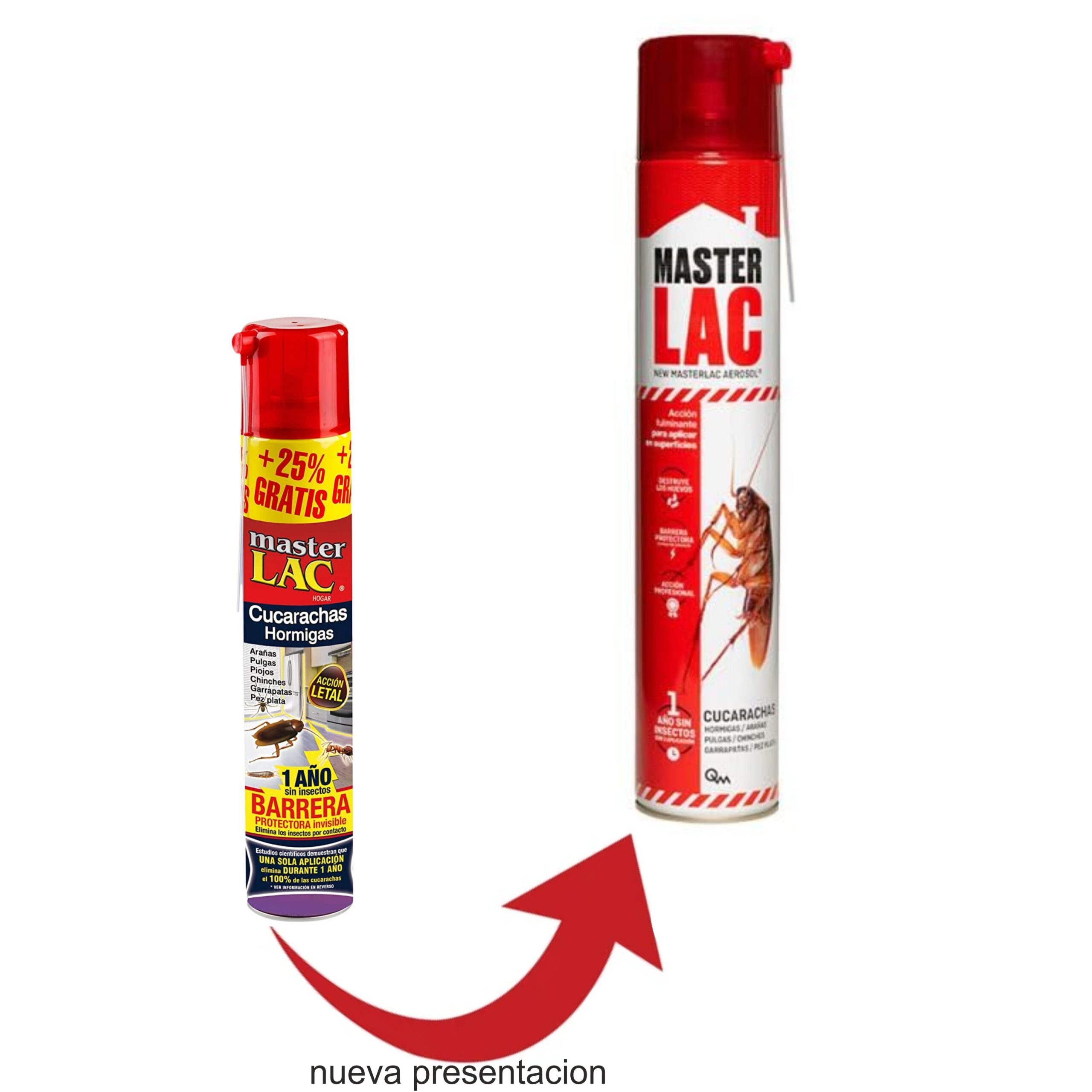 Masterlac Aerosol 600+150 ml - Imagen 2