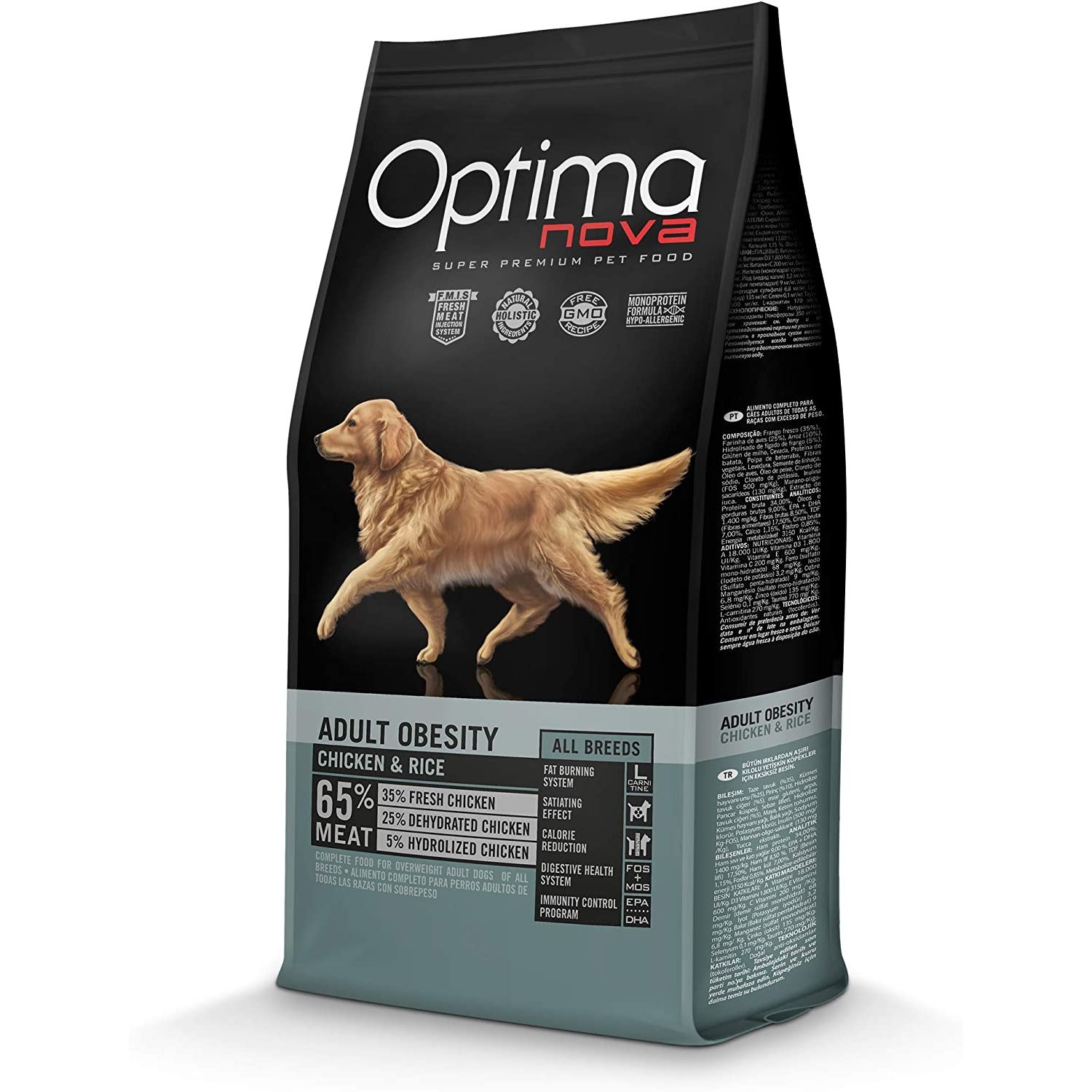 Pienso Optima Nova Obesity para Sobrepeso