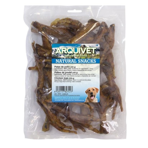 Patas de Pollo Naturales 250 gr.Arquivet
