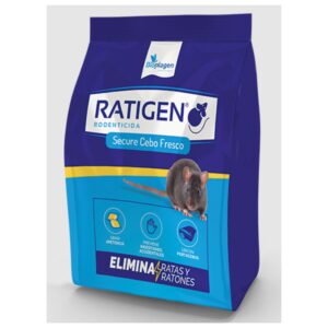 Raticida Ratigen Secure Cebo Fresco 150 Gr. Brodifacoun
