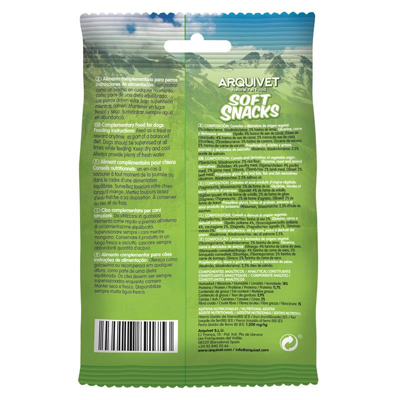 Snack Corazones Mix 100 gr. Arquivet - Imagen 3