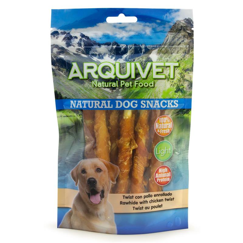 Snack Twist con Pollo Enrollado 100 gr Arquivet - Image 3