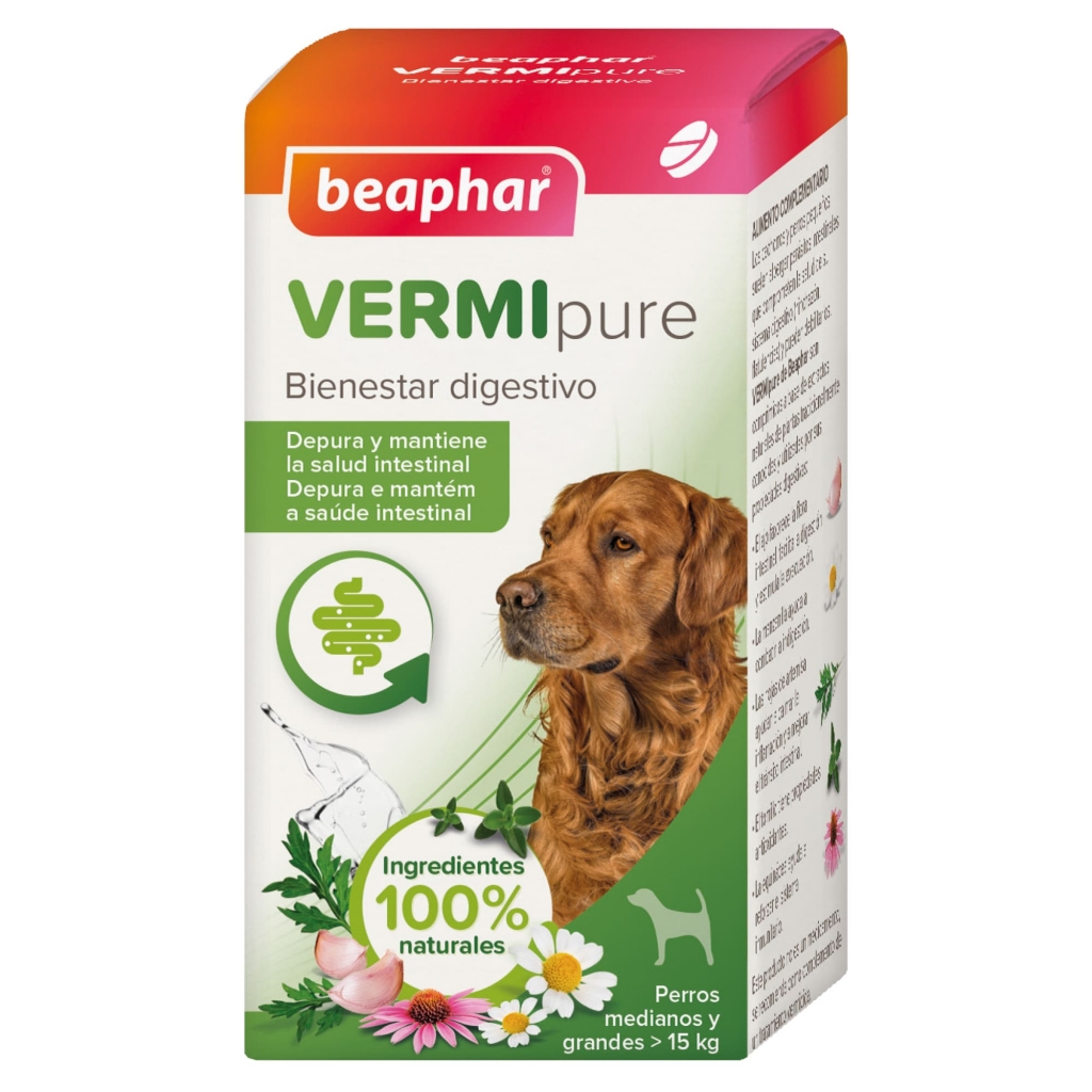 Vermipure Antiparasitario Interno Natural Comp. Perro - Antiparasitarios