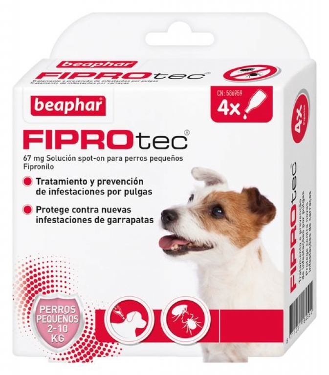 Fiprotec Spot On Perro Pequeño 2-10 Kg - Antiparasitarios