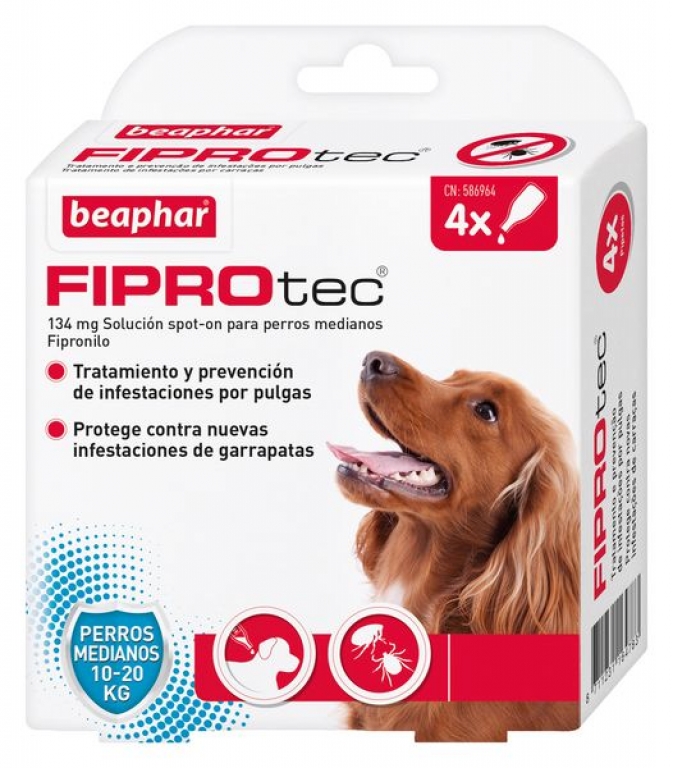 Fiprotec Spot On Perro Mediano 10-20 Kg - Antiparasitarios