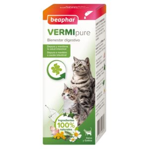 Vermipure Antiprasitario Interno Natural Liquido Gatos - Antiparasitarios
