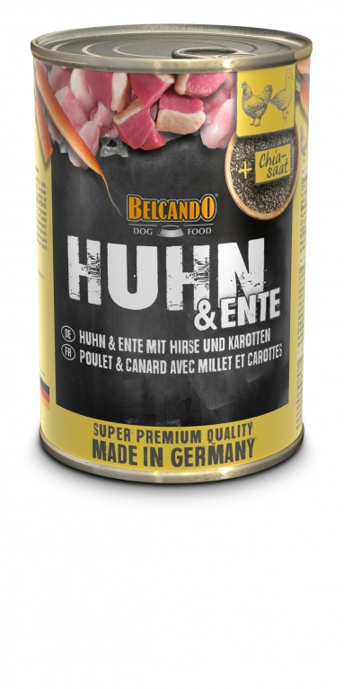 Belcando Super Premium Wet - Pollo y Pato con Mijo y Zanahorias