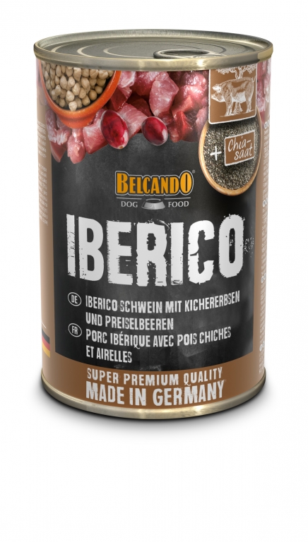 Belcando Super Premium Wet - Cerdo Ibérico, Garbanzos y Arándanos