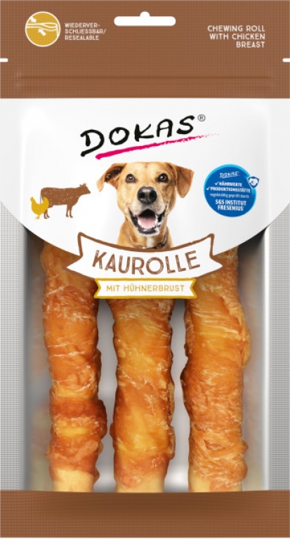 Dokas Rollitos Masticables Medianos - Pechuga de Pollo