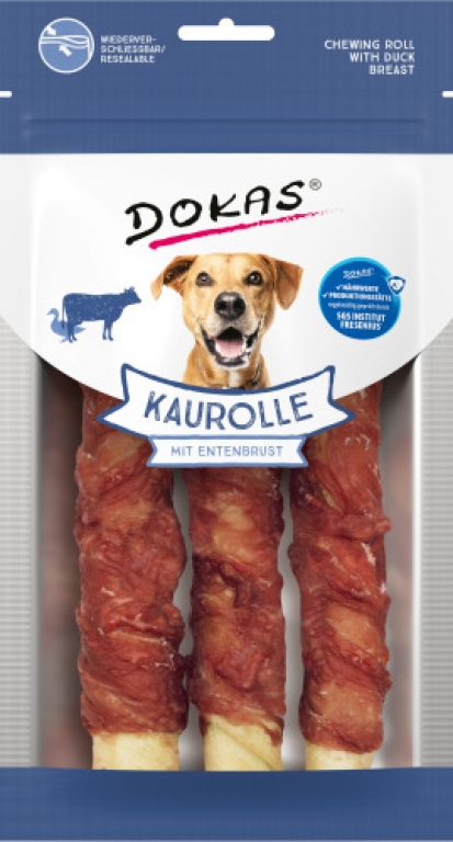 Dokas Rollitos Masticables Medianos - Pechuga de Pato
