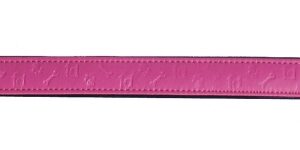 Collar Polipiel Huella - Rosa