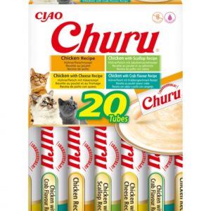 Churu Gato Caja Variedades 20 Sticks - Variedades de Pollo